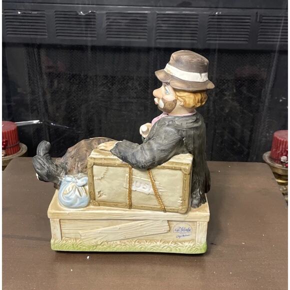 Melody in Motion Willie the Hobo Hand Painted Porcelain - Picture 6 of 9